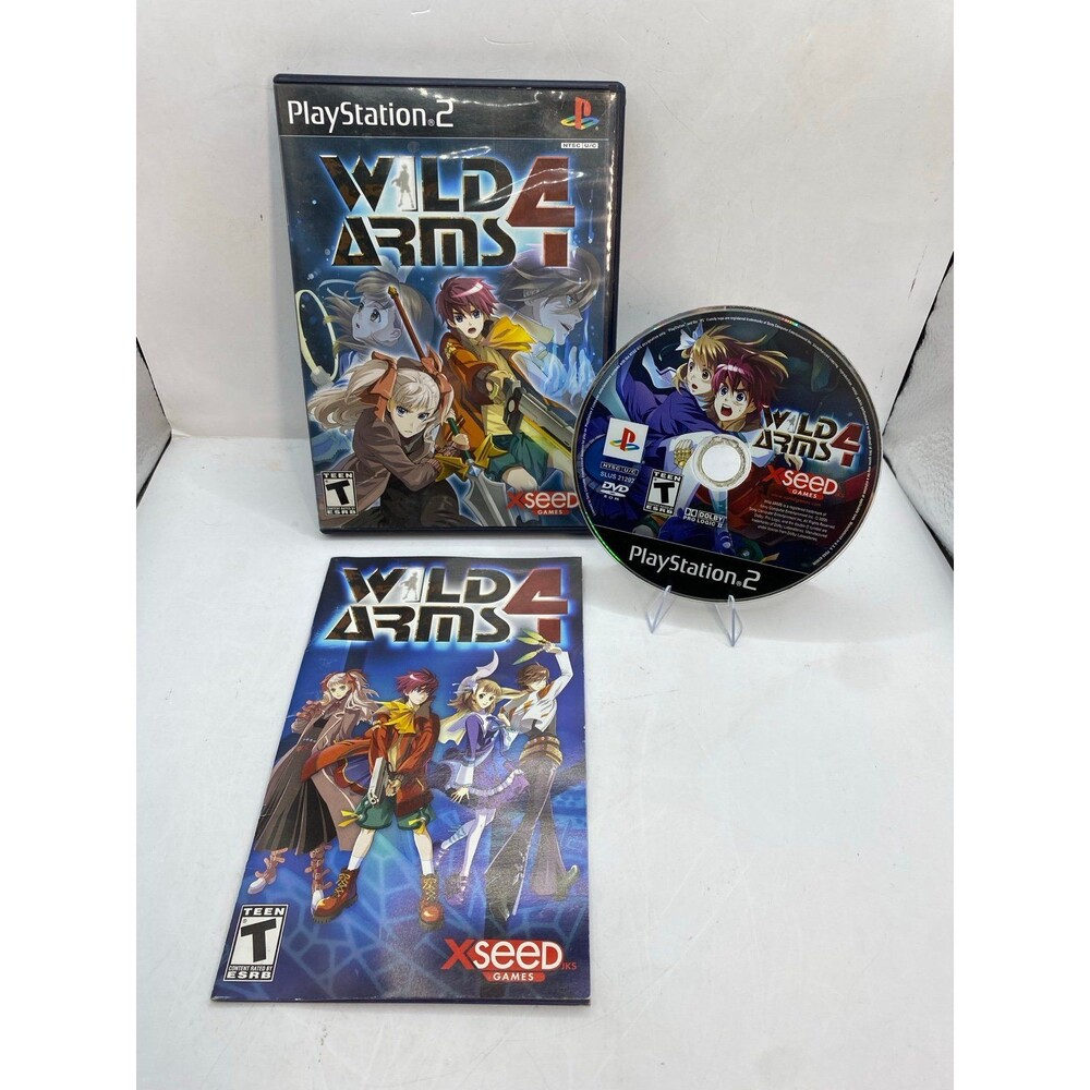 Wild Arms 4 PS2 PlayStation 2 Complete CIB w manual tested authentic